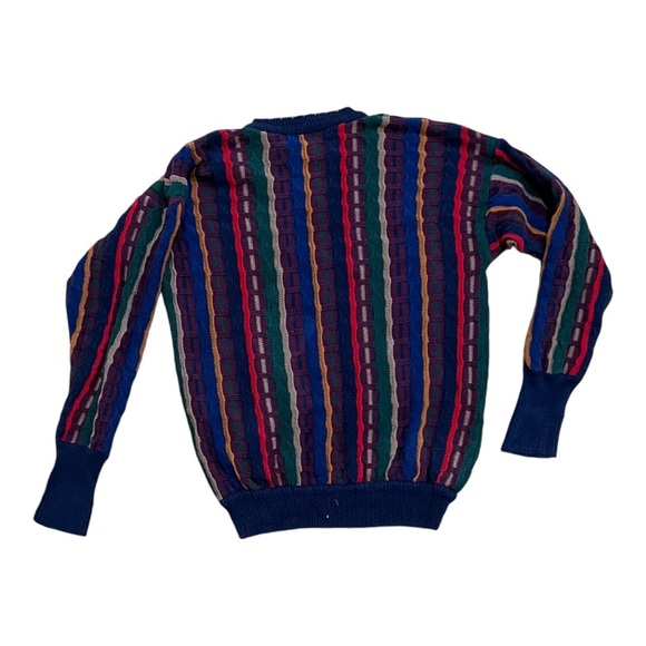 Vintage Colorful Grandpa Coogi-Style Sweater XL - Picture 3 of 3